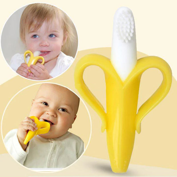 Silicon Baby Banana Teether Toy