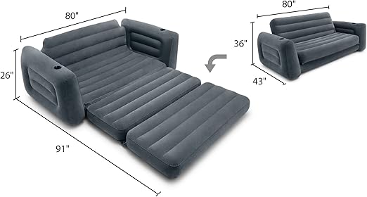 Convertible Pull-Out Sofa Bed