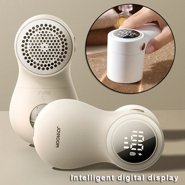 Electric Lint Remover & Hairball Trimmer with LED Display, USB Charging