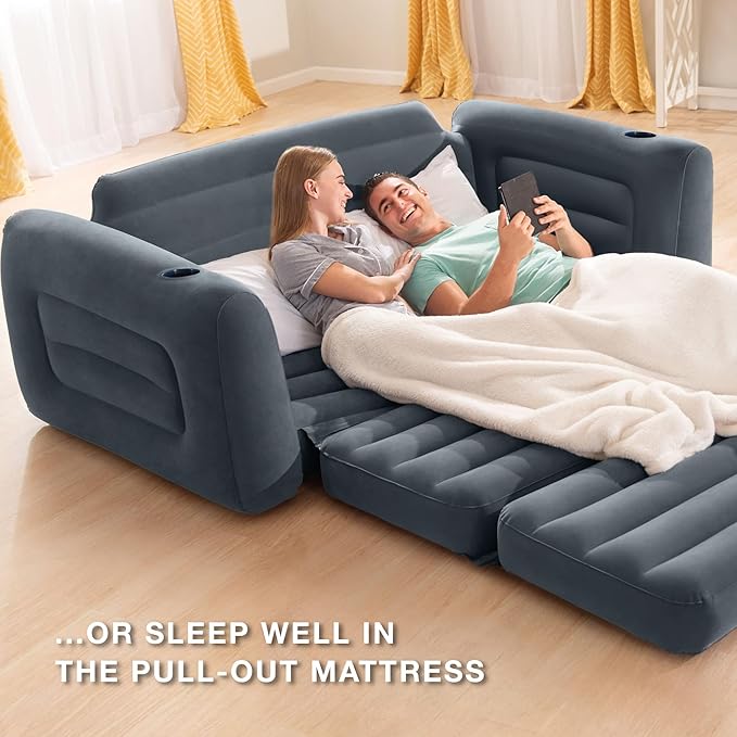 Convertible Pull-Out Sofa Bed