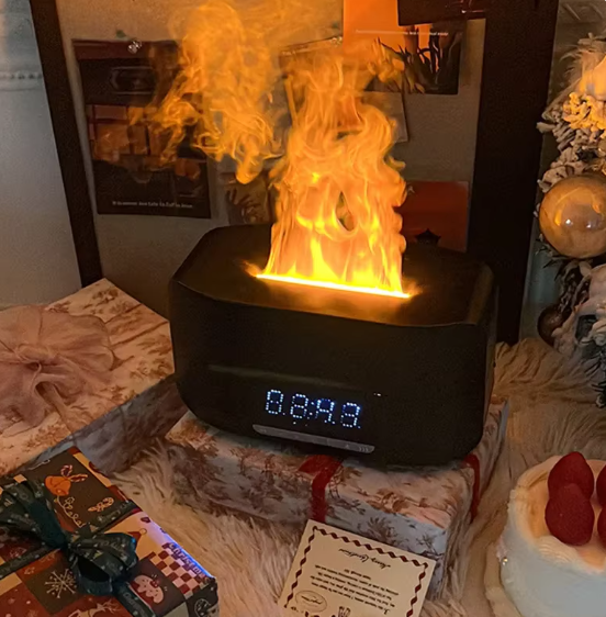 Alarm Clock with Bluetooth Speaker and Humidifier