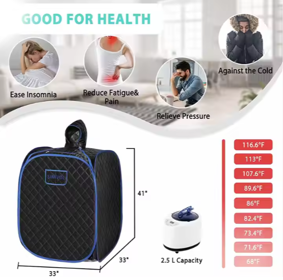 Portable Steam Sauna Tent Spa