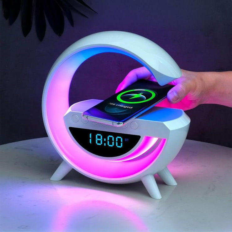 Digital Led Wireless Charger Speaker