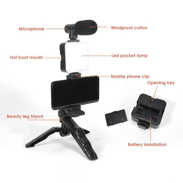 Smartphone & Camera Vlogging Studio Kits